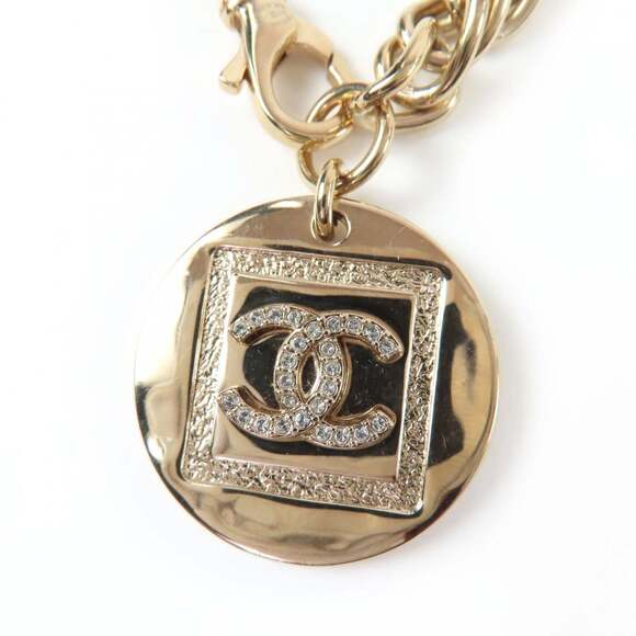 CHANEL Jewelry - CHANEL Gold Logo Necklace